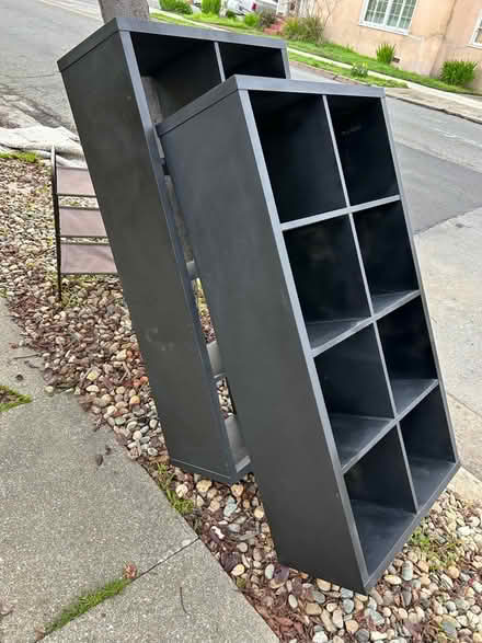 Photo of free On curb: bookshelf and shoe rack (Richmond, CA) #2