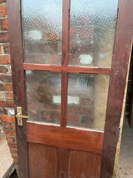Photo of free Solid wood glazed back door (Stalybridge SK15) #4