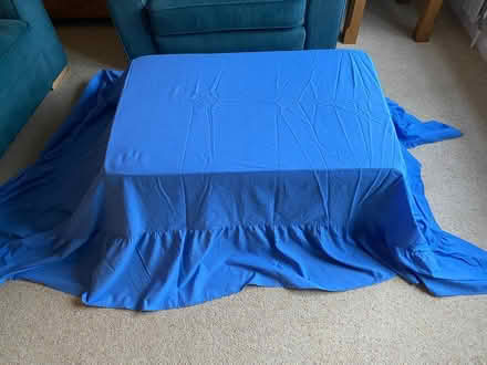 Photo of free Blue valance - standard single bed (Leigh-on-Sea SS9) #1