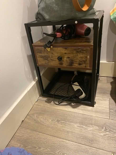 Photo of free Bedside table with draw (Bromley) #1