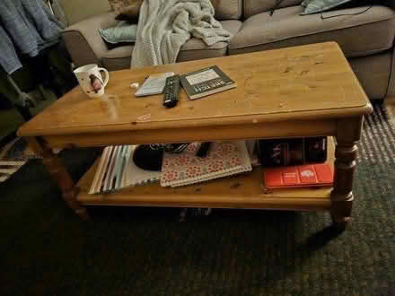 Photo of free coffee table (Horsham) #2