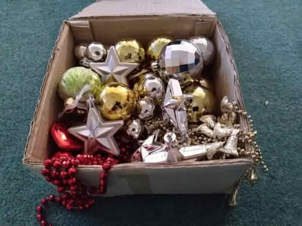 Photo of free Assorted Christmas baubles (Burbage LE10) #1