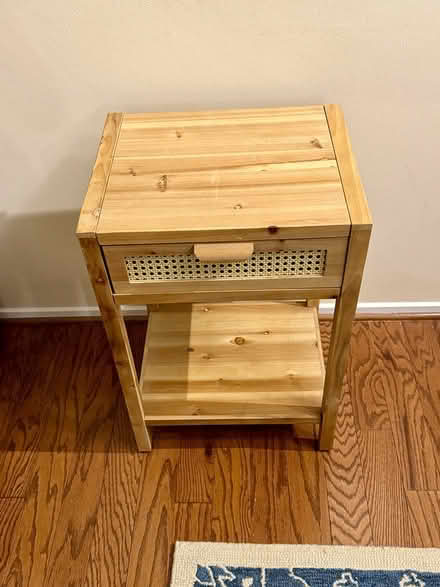 Photo of free Unvarnished Nightstand (DuPont South) #3