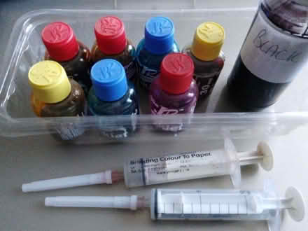 Photo of free Inkjet cartridge refillable inks (Bewbush RH11) #1