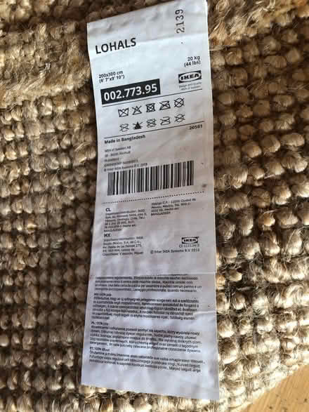 Photo of free Jute Floor carpet (Garesfield NE39) #1