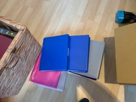 Photo of free A4 folders and plastic inserts. (Motspur Park KT3) #1
