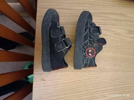 Photo of free Baby shoes. Black size 2 (Heavily SK1) #3