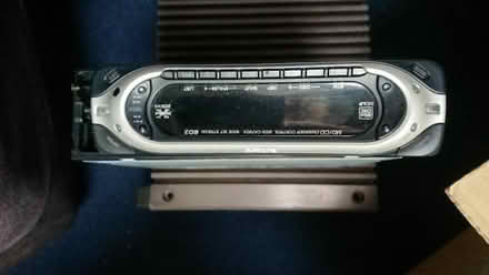 Photo of free Sony car amplifier and mini disc cd changer head unit (Gorgie EH11) #2