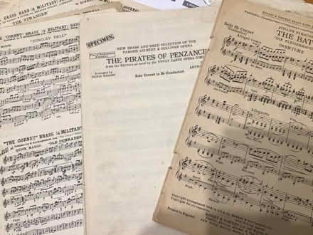 Photo of free Vintage music for solo B flat Cornet (Churchgate EN8) #1