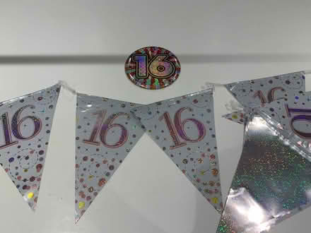 Photo of free 16th Birthday large badge & bunting (Monkmoor SY2) #1