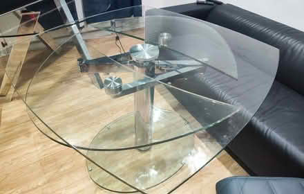 Photo of free Extendable glass dining table (Dagenham) #2