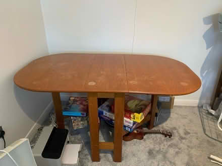 Photo of free Folding wooden table (South Croydon) #4