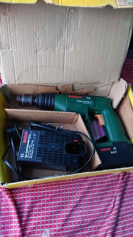 Photo of free 9.6volt bosch drill (Gilesgate DH1) #1