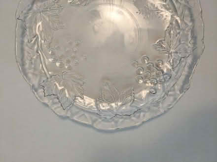 Photo of free Glass plates with grape design (Downtown Palo Alto) #2