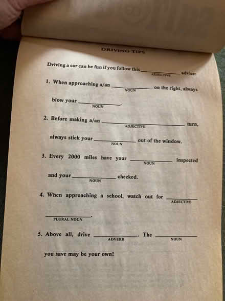 Photo of free huge book of Mad Libs (Mohegan Lake) #2
