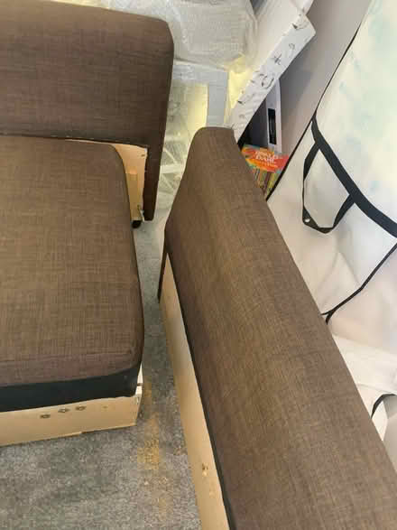 Photo of free IKEA sofa bed, brown, disassembled (South Croydon) #3