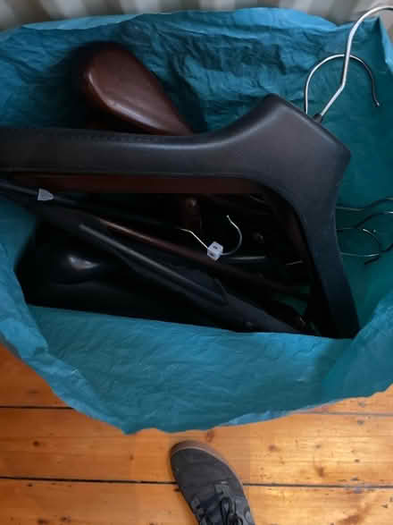 Photo of free Wooden and plastic hangers (Stoke Newington N16) #2