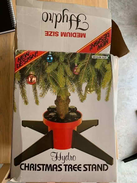 Photo of free Christmas tree stand - medium (Ashtead KT21) #1