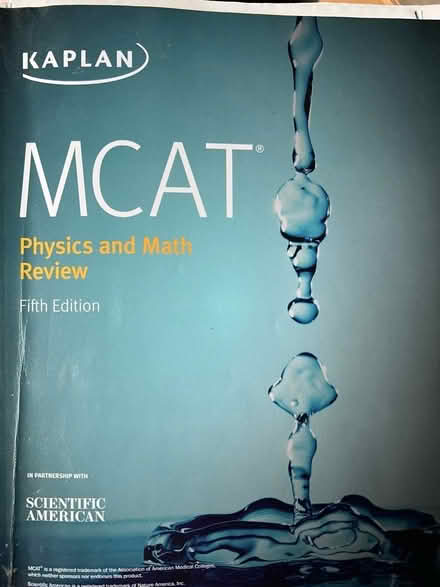 Photo of free MCAT Kaplan Review Books (Assumption) #2