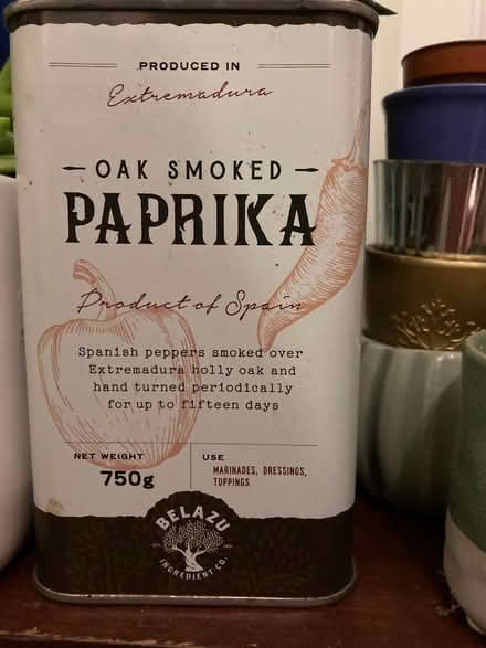Photo of free Oak smoked Paprika, Hot (Hillbourne BH18) #2