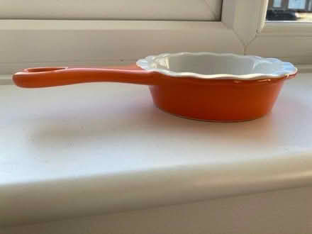 Photo of free Small orange ceramic pie dish (Solihull, B90 4) #2