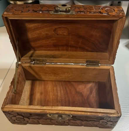 Photo of free Small wooden jewelry box (Oakland) #3