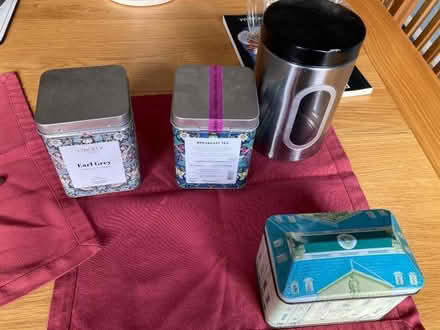 Photo of free Assorted kitchen storage tins (Edlesborough LU6) #1