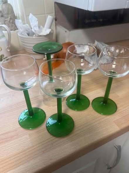 Photo of free Set of 5 glasses (Orford WA2) #1