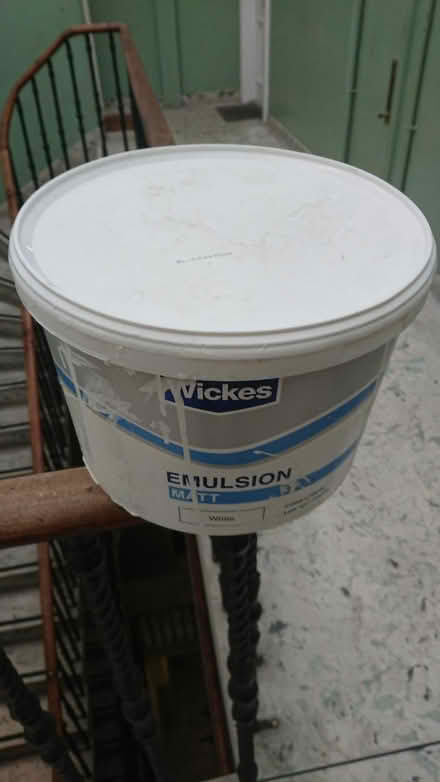 Photo of free Half filled tub of Wickes Matt Emulsion white paint (Gorgie EH11) #1