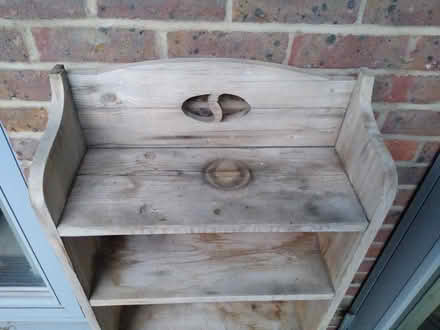 Photo of free Wooden shelving unit (Crouch End N8) #4
