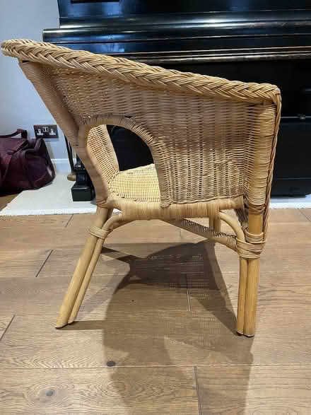 Photo of free Wicker armchair (St Pauls Ward GU15) #2