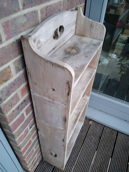 Photo of free Wooden shelving unit (Crouch End N8) #2