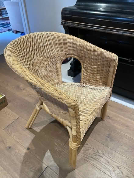 Photo of free Wicker armchair (St Pauls Ward GU15) #3