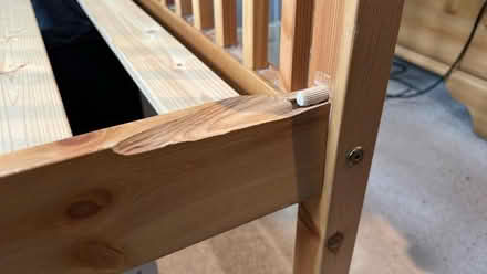 Photo of free single bed frame (Balti Triangle B12) #3