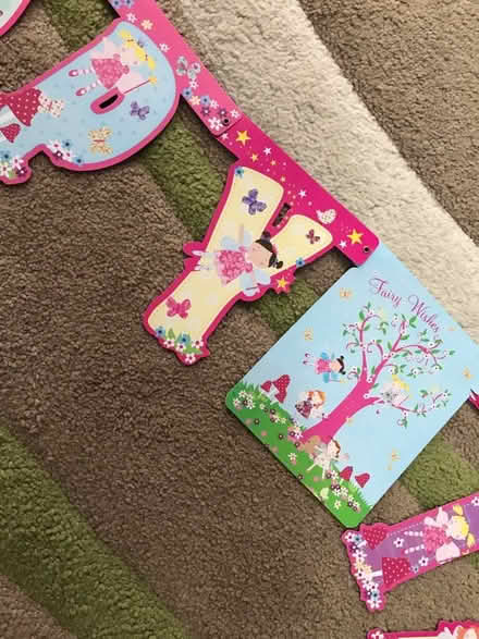 Photo of free Happy birthday bunting/banner (Bisley Woking GU24) #4