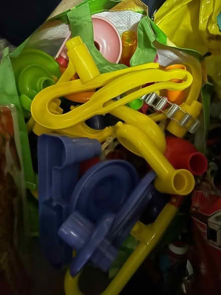 Photo of free Big bag of marble run pieces (WA14) #1