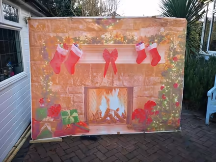 Photo of free Huge Fireplace Mural (10' x 8') (BN12) #1