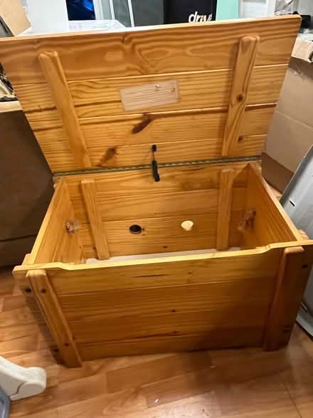 Photo of free Wooden toy box (Seaford, NY) #1