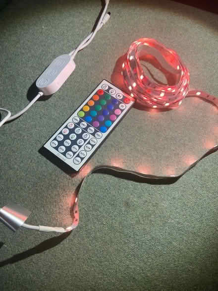 Photo of free Used LED lights with remote (Knockholt/Dunton Green TN14) #2