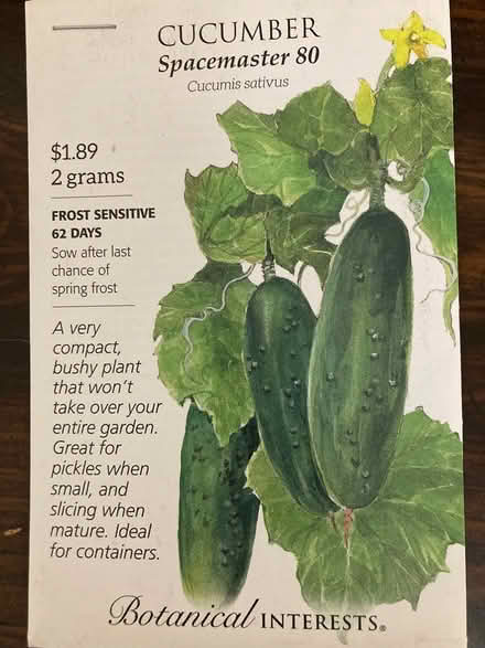 Photo of free Cucumber seeds (West Petaluma) #1