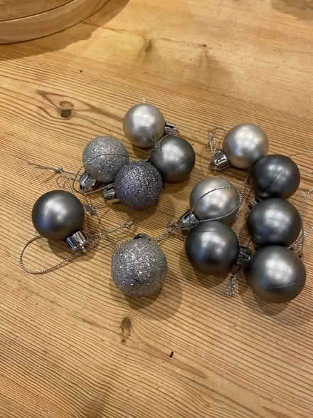 Photo of free Small silver baubles (Potters Bar EN6) #1