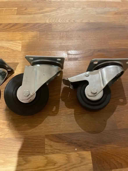 Photo of free 5x wheels/casters (Bognor Regis PO21) #1