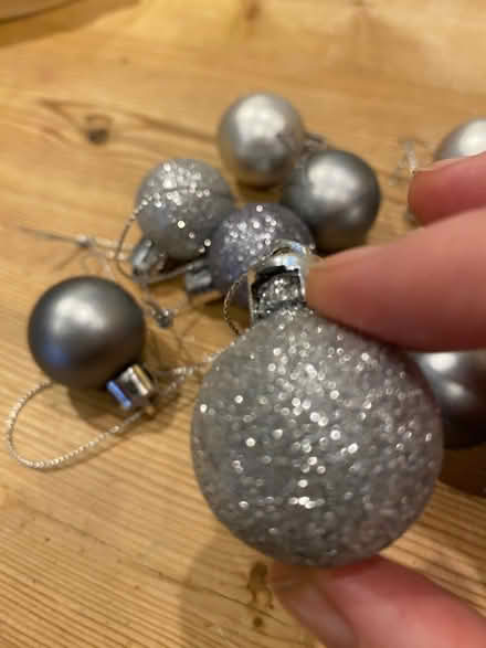 Photo of free Small silver baubles (Potters Bar EN6) #2