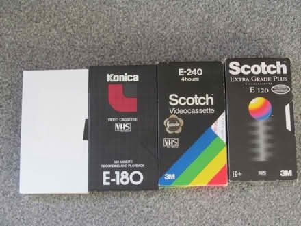 Photo of free 4 VHS Video Tapes with Railway Programmes (Bournemouth BH1) #1