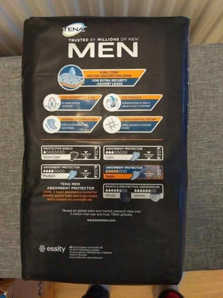 Photo of free Tena Men - Level 3 (Bruntsfield EH10) #3