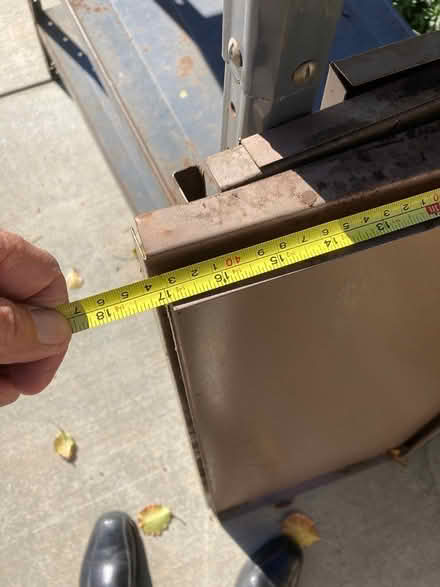 Photo of free 6 metal shelves (Arcadia nr Baldwin-Stocker Sch) #1