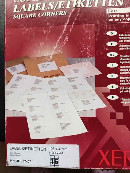 Photo of free Labels (AL4) #2