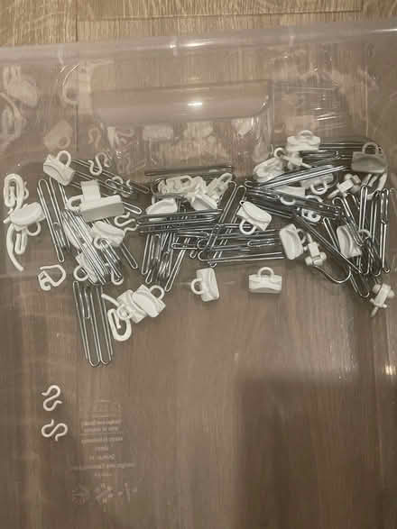 Photo of free curtain hooks (NW9) #1