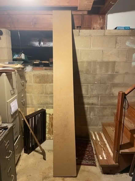 Photo of free 8' particle board plank (Wilmington DE) #1