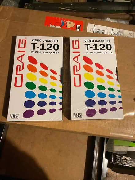 Photo of free VCR tapes - 2 New (Wilmington DE) #1